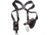Aker Leather Model 201 Comfort-Flex Revolver Shoulder Holster, Left, Smith &amp; Wesson J-Frame Revolver, Plain, Black, H201BPL-REVSM