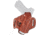 Aker Leather Model 168a Flatsider Xr13 Strapless Open Top Holsters, Smith &amp; Wesson M&amp;P 40, Left, Plain, Tan, H168ATPL-MP40