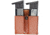 Aker Leather Model 523 D.M.S. Twin Double Magazine Pouch, Single Stack .45 ACP Magazines, Tan, A523-TP-1