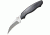 Al Mar Knives Backup 2, Black Micarta Handle, Hawkbill Blade, Plain ALBU2-2