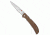 Al Mar Knives Eagle Heavy Duty Folding Knife,5in Steel Blade,Earth Brown G10 Handle AL5HDT-ZL