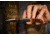 Al Mar Knives Honey Jigged Bone Series Folding Knife, 3.15 in TALON BLADE Traditional, Leather Slip Pouch, Honey Brown, Medium, AMK7004, EDEMO1