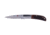 Al Mar Knives Honey Jigged Bone Series Folding Knife, 3.15 in TALON BLADE Traditional, Leather Slip Pouch, Honey Brown, Medium, AMK7004, EDEMO1