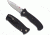 Al Mar Knives Mini SERE Automatic, G-10 Handle, Plain Edge, Black Finish X-AM-MAS2B