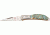 Al Mar Knives Osprey Engraved Abalone Fold Knife, Engraved Abalone Hanlde AME1001AB