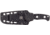 Al Mar Knives S.E.R.E. Operator 30 Fixed Blade Knife, 3in, D2, G10 Handle, Black, AMK5100