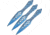 Albainox Throwing Knife Set Blue