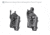 Alien Gear Holsters Rapid Force Duty Holster Light Bearing Level II Shell, Glock 19, Left, Matte, w/o QDS, Black, 00193858208190