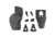 Alien Gear Holsters Rapid Force Level 3 Polymer Duty OWB Belt Holster, Glock 19, G19X, 45, Right Hand, Black, R3-M-0057-BK-RH-L0-A0-C