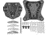 Alien Gear Holsters Rapid Force Surface Mount w/QDS, Black, One size, 193858358949