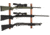 Allen 3-Firearms Gun Collector Hardwood Gun Rack, 3 Rifle/Shotgun, Brown/Black, Wood/Steel, 5656