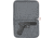 Allen Auto-Fit 2.0 Deluxe Handgun Case, Heather Gray/Red, 12 in x 8 in, 7757
