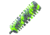 Allen Bow Stabilizer, Black/Hot Green, 15412