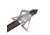 Allen Velox Terminus Three Blade Broadhead, Steel, 100 Grain, 14693