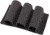 Allen Competitor Choke Tube Molded Case, 3 Extended Vials, Heather Gray/Red, 4.5 in x 4.5 in x 3.5 in, 8316