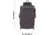 Allen Competitor Molded Shell Bag, Gray, Double Compartment, 8334
