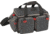 Allen Competitor Premium Molded Lockable Range Bag, Internal Tote and Fold-Up Gun Mat, Heather Gray/Red, 16.6 in x 9 in x 11.8 in, 8325