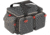 Allen Competitor Premium Molded Lockable Range Bag, Internal Tote and Fold-Up Gun Mat, Heather Gray/Red, 16.6 in x 9 in x 11.8 in, 8325