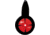 Allen Deflector Resetting Spinner Target System 16x22.25in Black/Red, AN15340