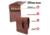 Allen Del Norte Leather Belt Loop Cartridge Holder, Brown, 8513