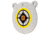Allen EZ Aim 8-inch Hardrock AR500 Steel Gong Shooting Target, .50in Thickness, White/Yellow/Black, 15598