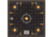 Allen EZ-Aim Adhesive Paper Splash Shooting Targets Sigh-in-Grid 12in Square Black 100/ct, 15287