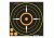 Allen EZ See Bullseye 8.5x8.5 Inch Six Per Package
