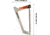 Allen Huntsman Folding Saw &amp; Sheath, 1 Wood Blade, 1 Bone/Metal Blade, 11in Blades, Gray/Orange/Black, 12 in, 18920
