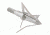 Allen Metalhead Broadheads, 3 Blade, 100 Grain , Pack of 3, Silver, 14702