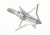 Allen Metalhead Broadheads, 4 Blade, 100 Grain , Pack of 3, Silver, 14704