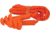 Allen Molded Ear Plugs w/Cord and Small Case, Orange, 2293