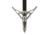 Allen Stryke Vapor Rear Deploying 2 Blade Broadhead, 100-Grain, 3-Pack, 14786