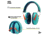 Allen ULTRX Passive Youth Hearing Muff, Childrens, Teal, 4115