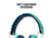 Allen ULTRX Children's Passive Hearing Earmuff, Teal, 4115