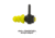 Allen ULTRX Shift Adjustable Protection Ear Plugs, Gray/Yellow, 4103