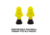 Allen ULTRX Silicone Ear Plugs, 5-Pairs, Yellow, 4122