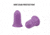 Allen ULTRX Tapered Foam Ear Plugs, 15-Pairs, Purple, 4134