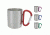 Aloe Gator Carabiner Mug-red10 Oz. 05-1230