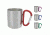 Aloe Gator Carabiner Travel Mug-blue 14oz 05-1205