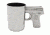 Aloe Gator Cermaic Gun Mug Chrome