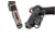 Alpha 6 Defense A6 Vapor Micro-Compensators For Glock 17 Gen 3, Black, VAPOR-G173-BLK