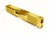 Alpha Shooting Sports ALPHA V5.2 G43 Executive Carry Pistol Slide - TiN, Gold G43EXECV5.2TiN