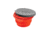 Alpine Mountain Gear Small Collapsible Silicone Container with Lid and Eyelet for hanging, Red, AMGCSB-S