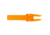 Altra Arrows Pin Nocks for Altra 204 Arrows Shafts, Set of 12, Orange, AA-NK-00029