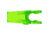 Altra Arrows Nock .166, 12Pk, Green, AA-NK-00004