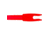 Altra Arrows Nock .166, 12Pk, Red, AA-NK-00006