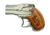 American Derringer DA-Double-Action Pistol, .38 Special, 3.3in barrel, stainless steel frame, rosewood grip, 2-barrel, blade front, 2 round magazine, AD-DA DA-.38 SP-3.3-1-FRRMPG
