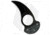 American Buffalo Knife Saber Neck Fixed Blade Knife, 1.50in, 8Cr13MoV Stainless Steel, Hawkbill Blade, G10 Gray Handle, Black/Gray, 3.50in, BHQ-79355