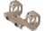 American Defense Manufacturing 2in Offset, 20MOA. 34mm Dual Ring Scope Mount w/ 1/2in Titanium GI Bolts, Flat Dark Earth, Small, AD-RECON-20-MOA-34-FDE-TGIB