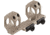 American Defense Manufacturing 2in Offset, 20MOA. 34mm Dual Ring Scope Mount w/ 1/2in Titanium GI Bolts, Flat Dark Earth, Small, AD-RECON-20-MOA-34-FDE-TGIB